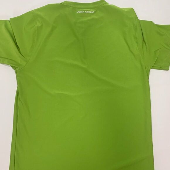 Under Armour Regular Fit Heat Gear Lime Green Shirt - Picture 6 of 7